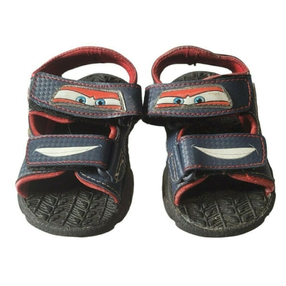 Disney McQueen light up velcro sandals